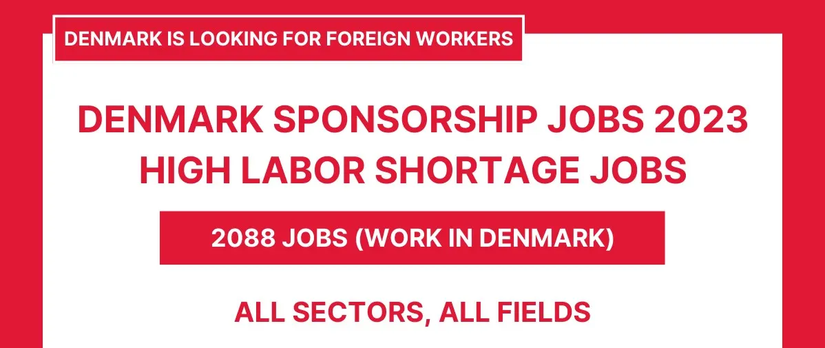 2023 Denmark Sponsorship Jobs